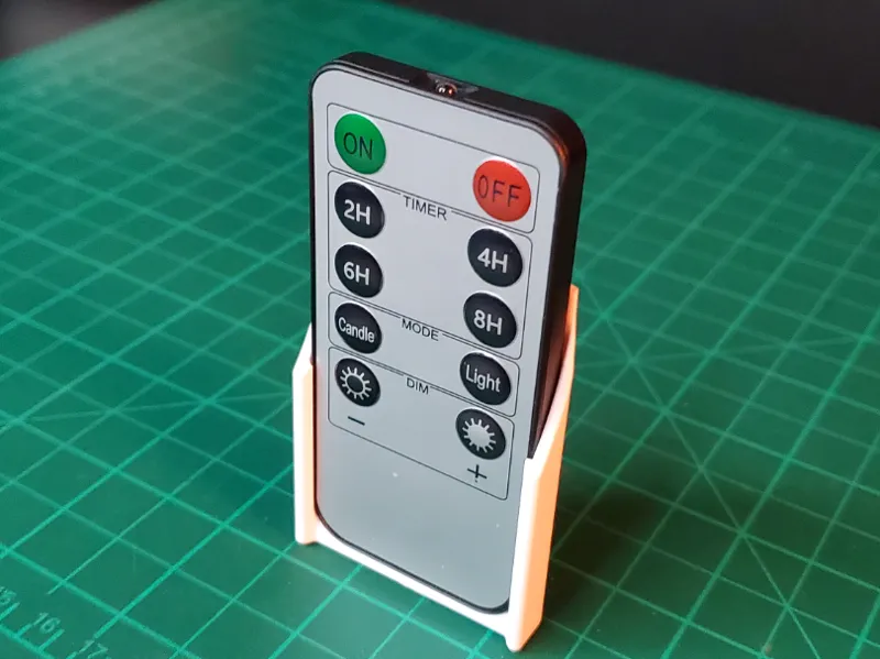 LED Candle Remote Wall Holder
