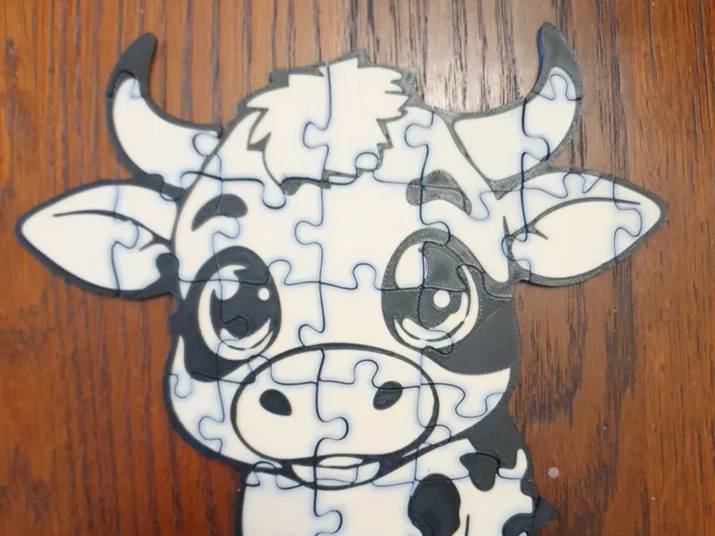 Cow jigsaw puzzle