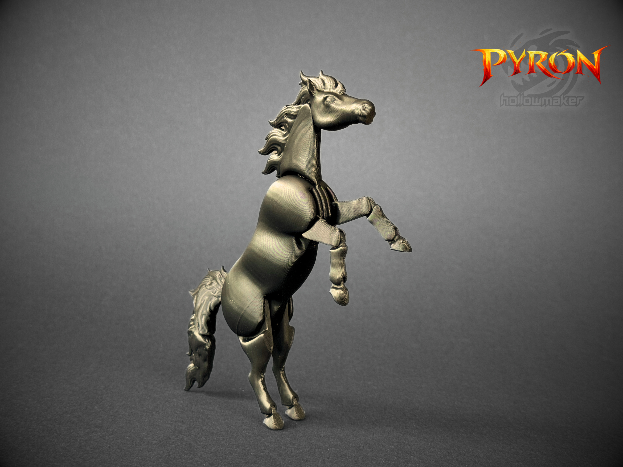 Miniatura 1 do modelo 3D Pyron - Articulated Fire Horse