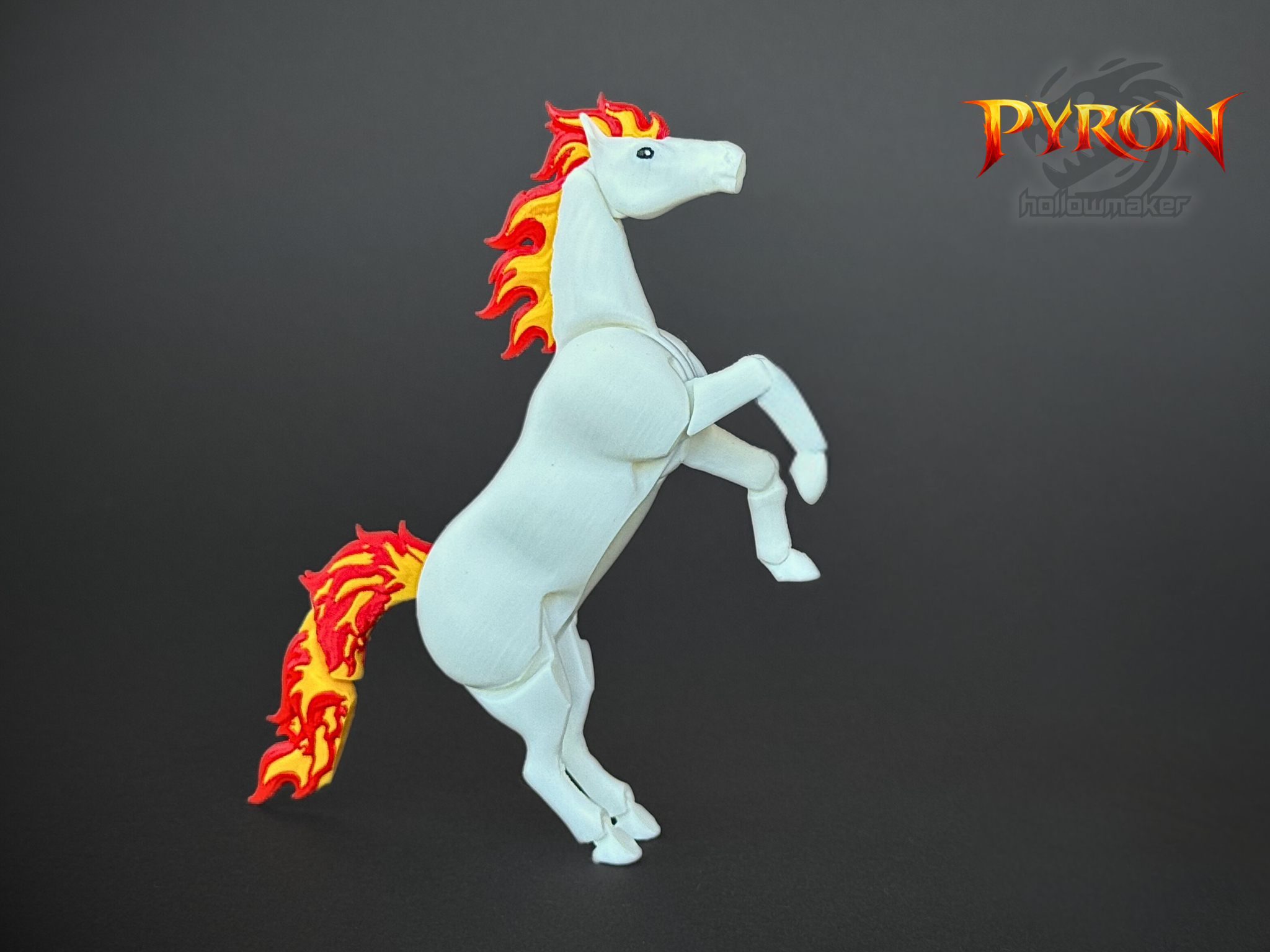 Miniatura 4 do modelo 3D Pyron - Articulated Fire Horse