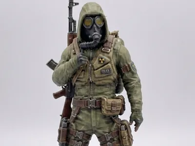 STALKER Character Standing – Detailed Figure