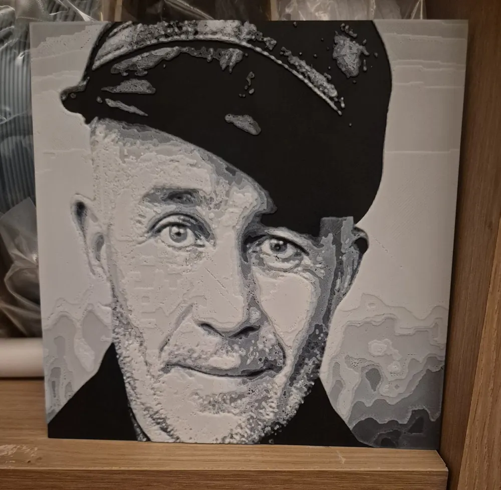 Ed Printed Model Ed Gein Hueforge - Free 3D Print Model - MakerWorld
