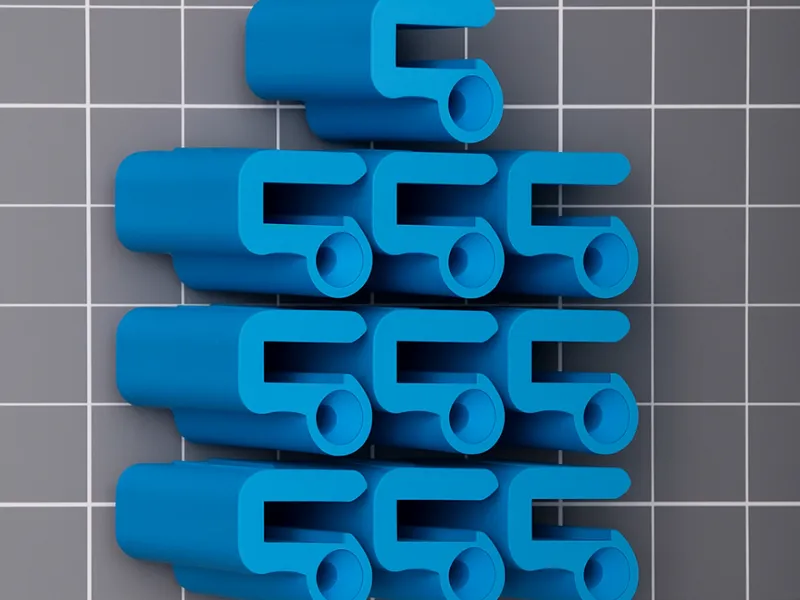 10 filament clips