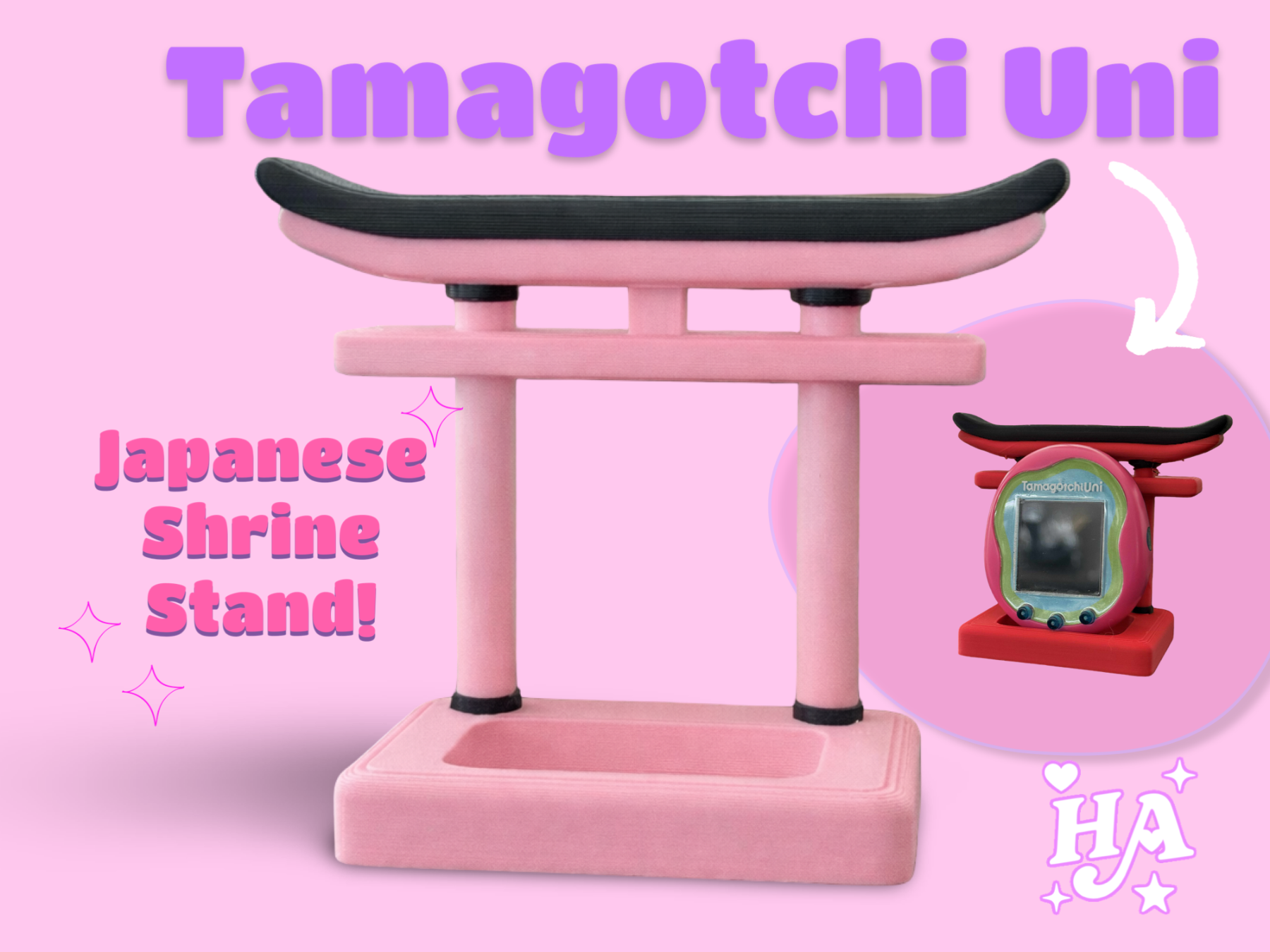 Tamagotchi Uni Japanese Shrine Stand!