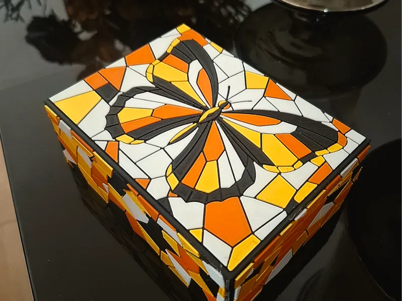 Butterfly Mosaic Box.