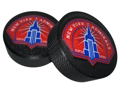 Heated Rivalry New York Admirals Hockey Puck Scott