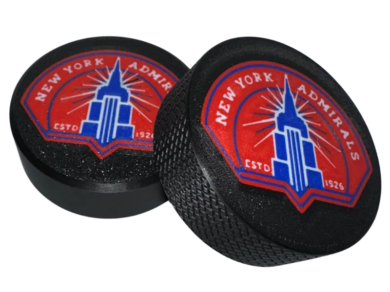 Heated Rivalry New York Admirals Hockey Puck Scott