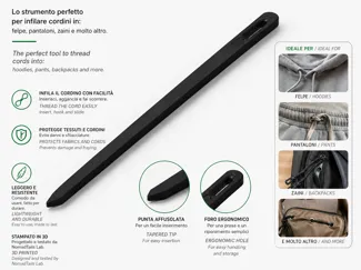 Slim Drawstring Threader (Infila cordino)