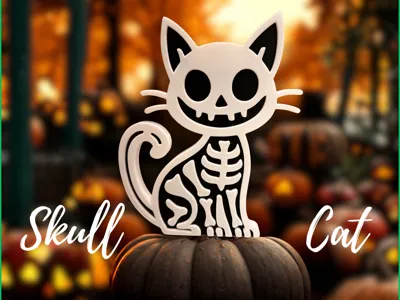 Sweet Skull Cat