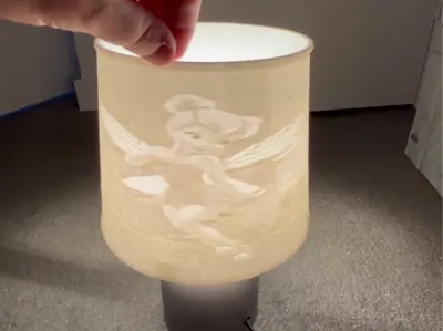tink and peterman lithophane shade
