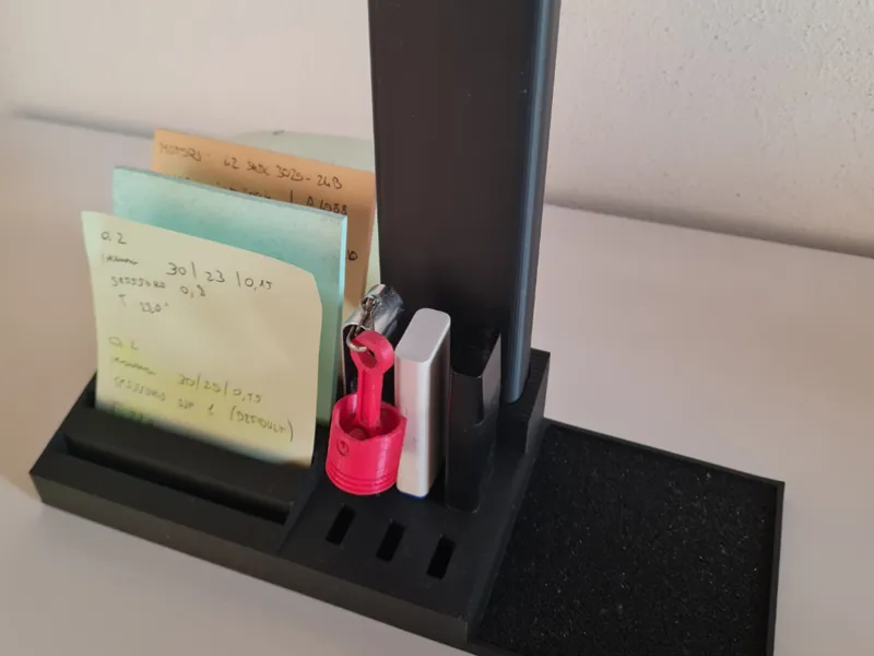 desk organizer + SD card holder