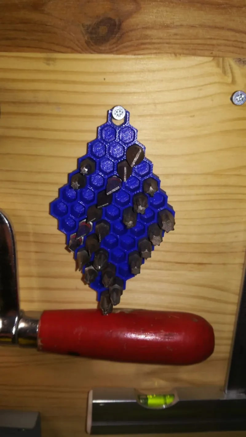 Bit Holder Hex Design