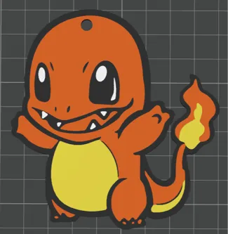 Pokemon Charmander Keychain