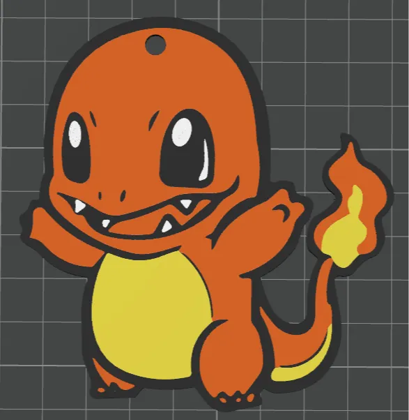 Pokemon Charmander Keychain