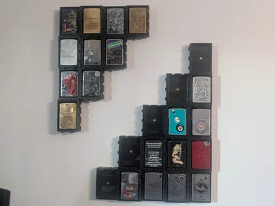 Modular Zippo Wall Display