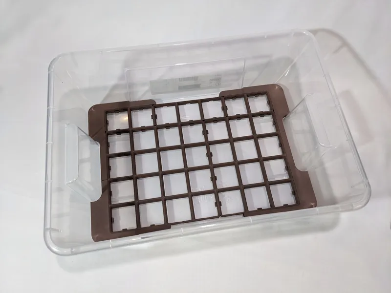 Gridfinity 11L SAMLA Clippable Baseplate Adapter