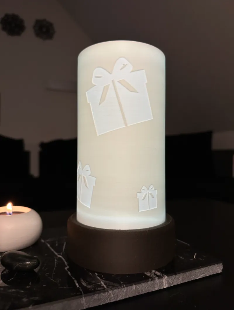 Christmas lamp - Christmas presents