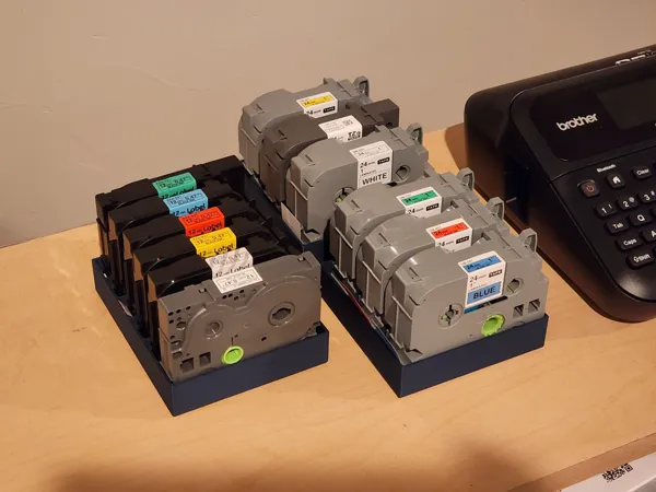 Plateau pour cassettes TZe 24mm (3 emplacements)