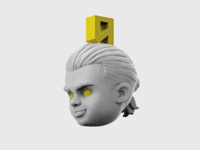Haaland Head Sculpt Keychain Haaland World Cup Norway Team