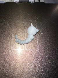 Figurine Weedle low poly — photo 2
