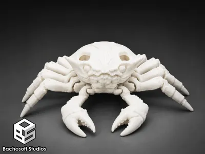 Flexi Poseable Articulated Skeleton Crab
