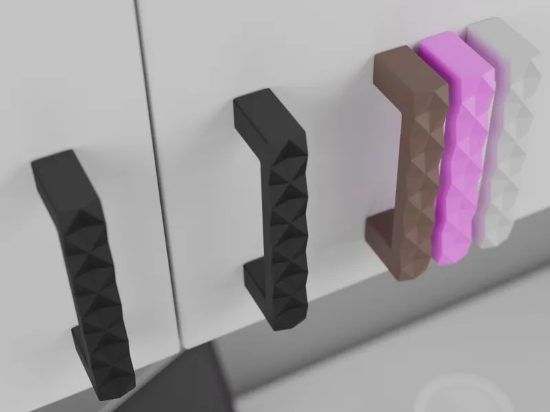 Adjustable Cabinet - Cupboard - Door Handle
