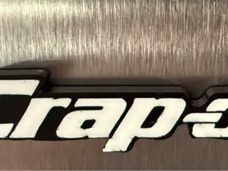 Crap-on kitchen magnet