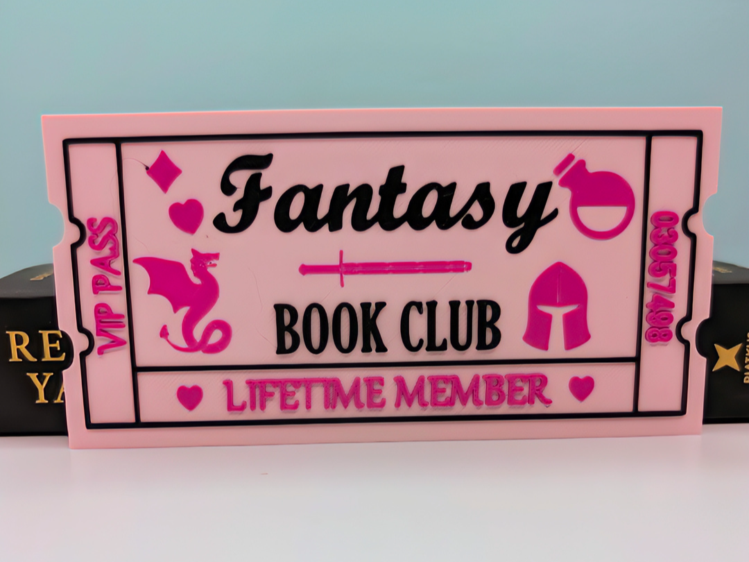 Fantasy Movie Style Book Club Trope Ticket