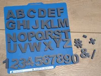 Lettres et chiffres Arial Black — photo 2