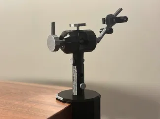 Cam Actuated Rotary Fly Tying Vise