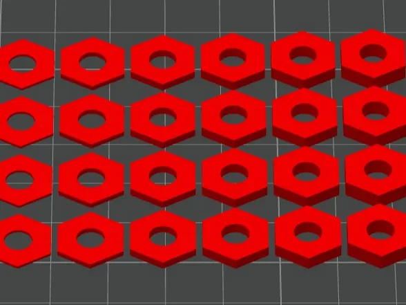 RC Car Wheel HEX Shims 0.5mm to 3mm