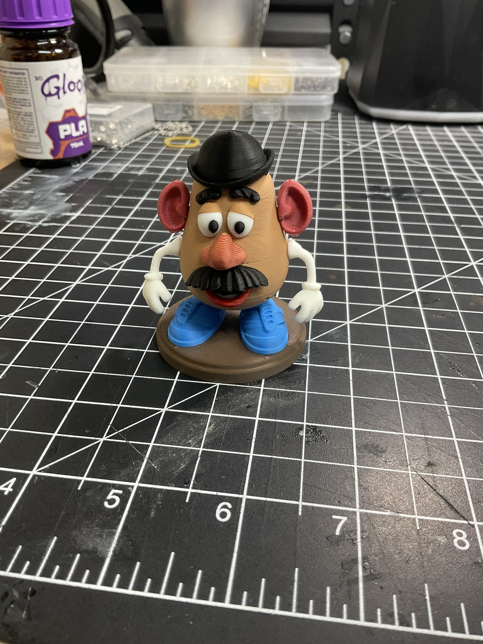 Miniatura 2 do modelo 3D 蛋头先生-玩具总动员电影周边手办-儿童涂色玩具