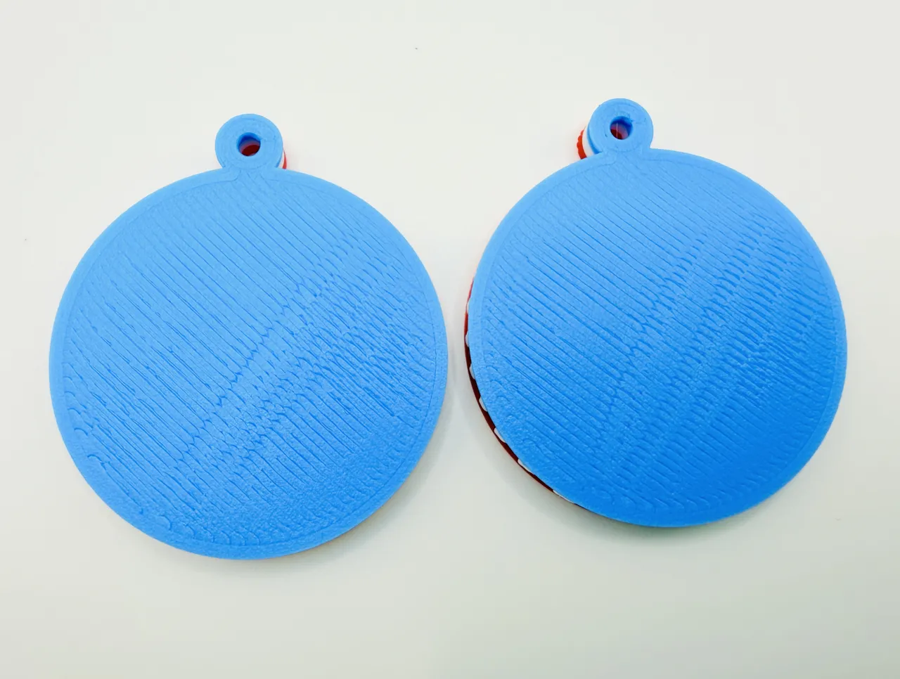 Patriotic Round Star Stripe Earrings view 3