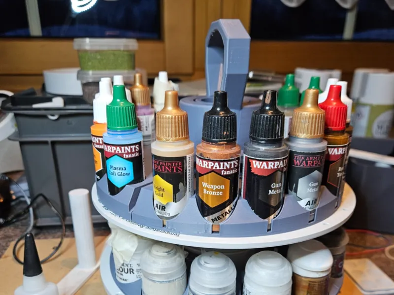 Filament Spool Paint Rack – Army Painter Add-On