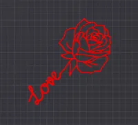Rose décorative pour la Saint-Valentin — photo 3