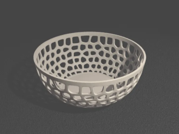 Voronoi Vegetable Basket