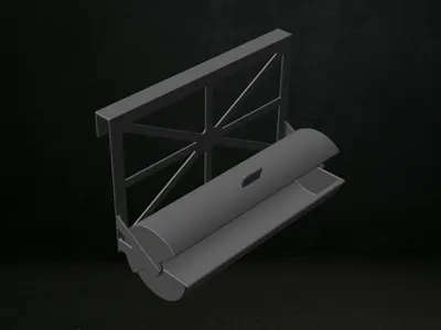 Trash Bag Dispenser for Cabinet Door