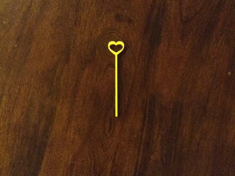 Heart Shaped bubble wand