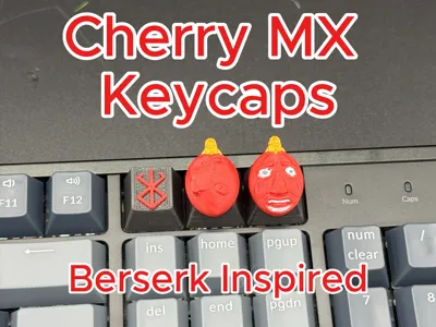 Mechanical Keyboard Keycaps - Berserk inspired
