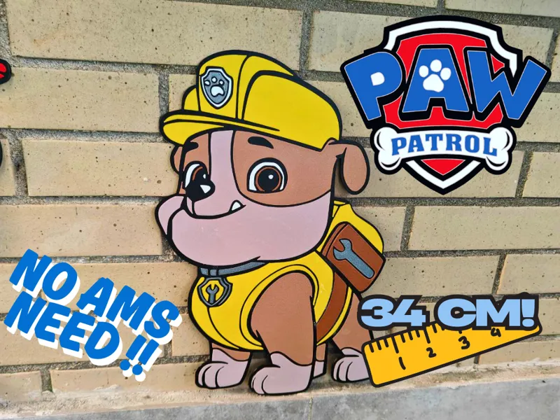 Paw Patrol Wall Decor – Rubble