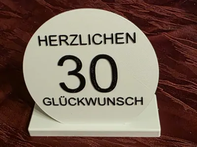 Birthday 30 Round