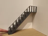 Escaliers miniatures à l'échelle 1/18 — photo 2