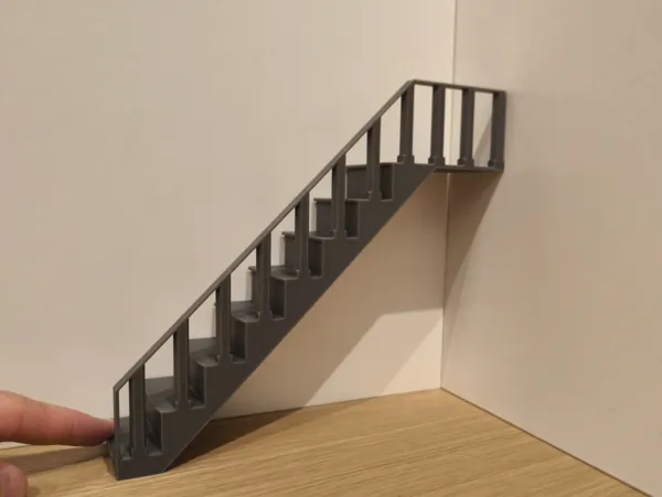 Escaliers miniatures à l'échelle 1/18