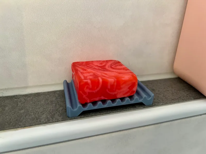 Soap Dish for Narrow Shelves (50x80 mm)