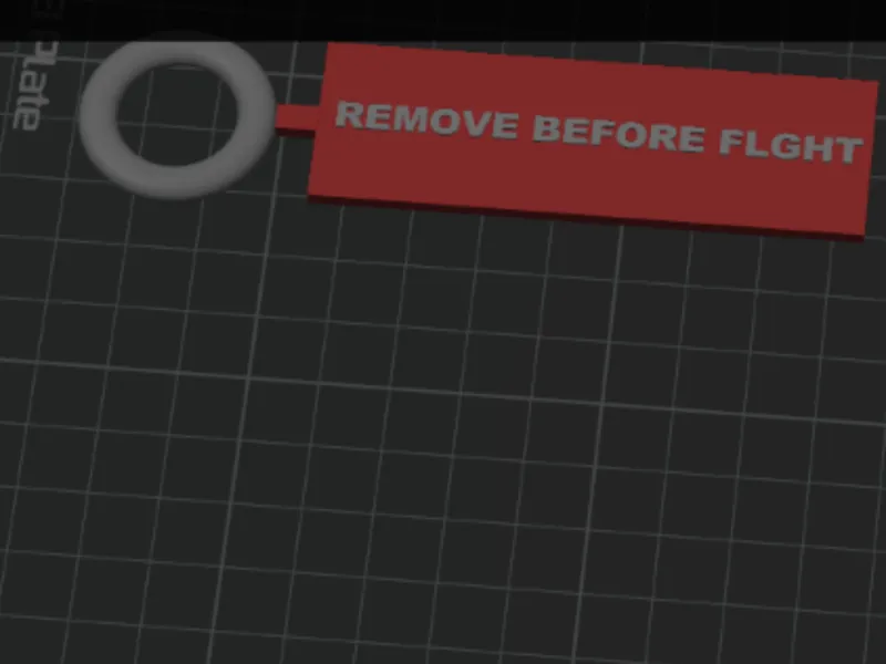 remove before flight tag