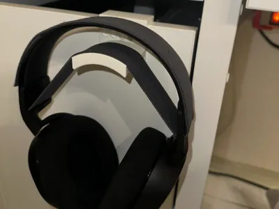 Headset Holder for Ikea Micke Cabinet Door