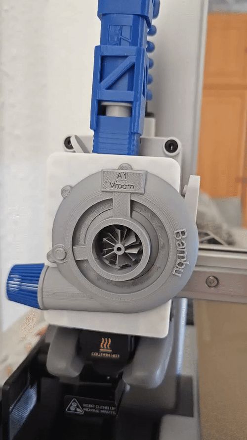 Turbo extruder plate for A1