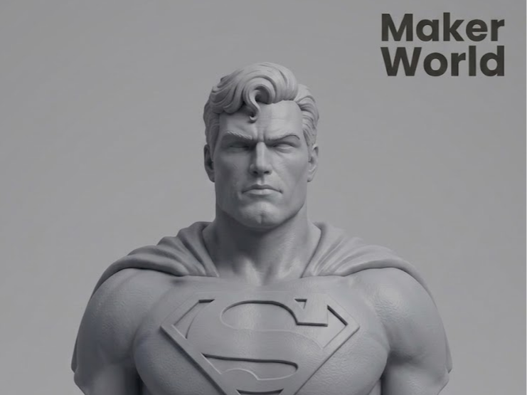 Busto Superman Monocolore