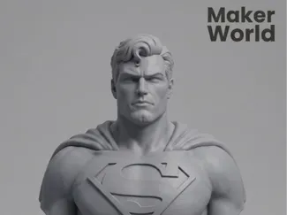Busto Superman Monocolore