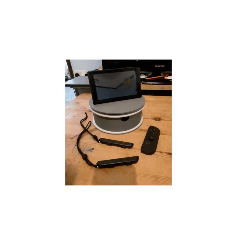 Rotating Mini Monitor Riser Using Bambu Spool